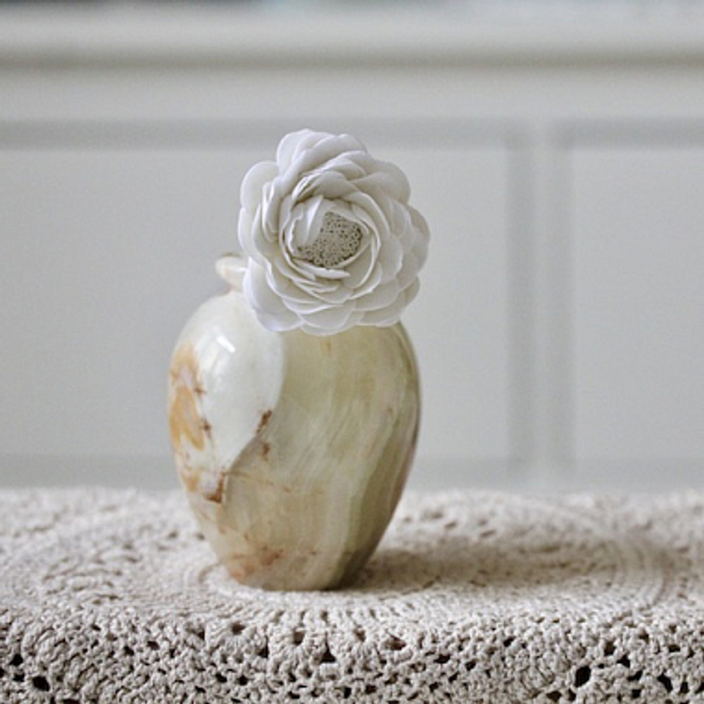 Кашпо Вазочка Кубышка Оникс природный D8 x H10 см.