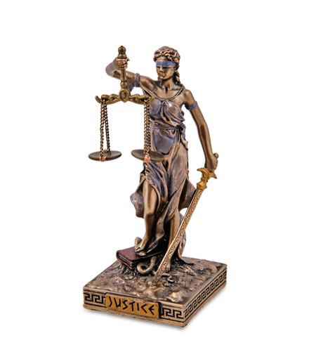 WS-1213 Статуэтка «Фемида - богиня правосудия»