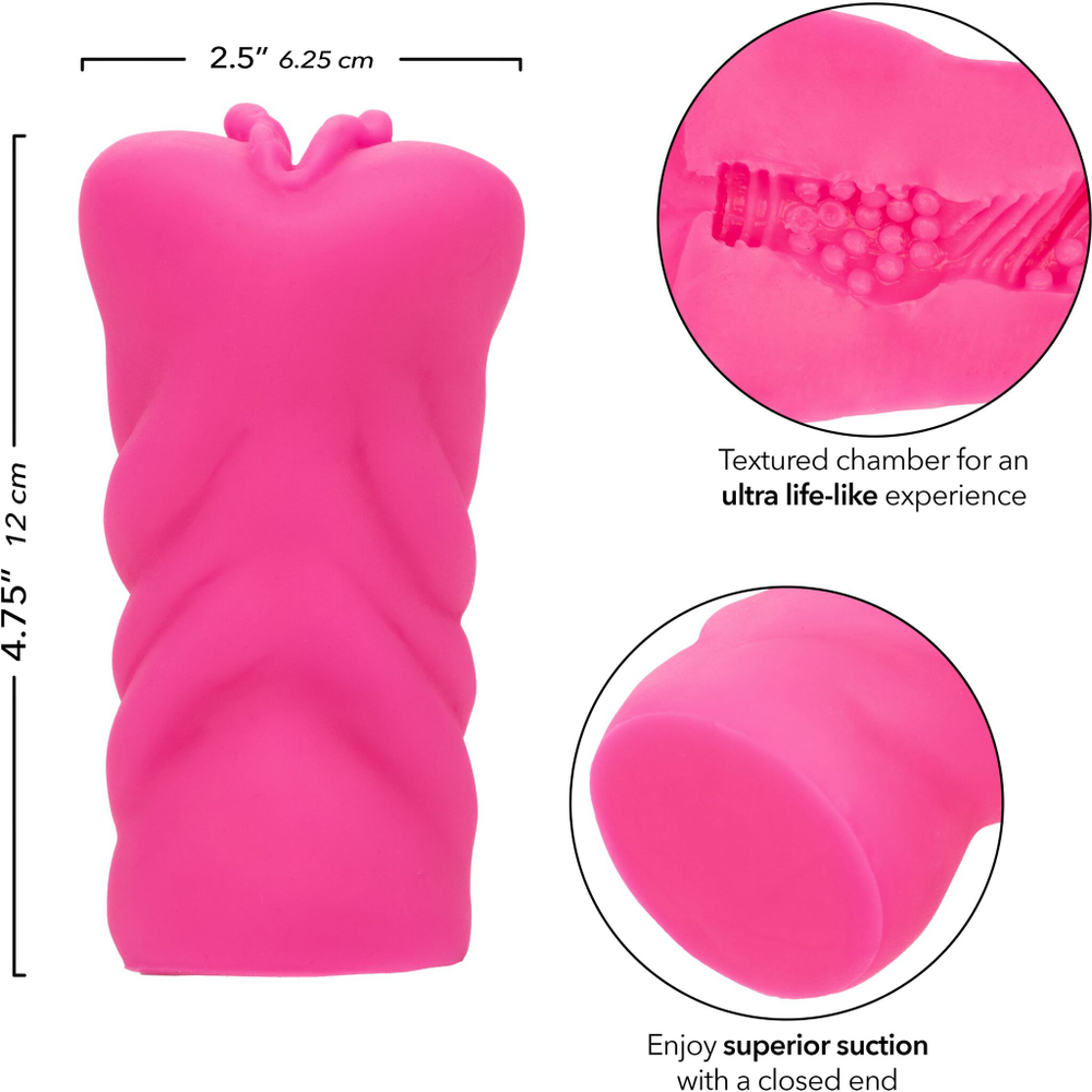 Розовый мастурбатор Stroker Kitty (Цвет: розовый)