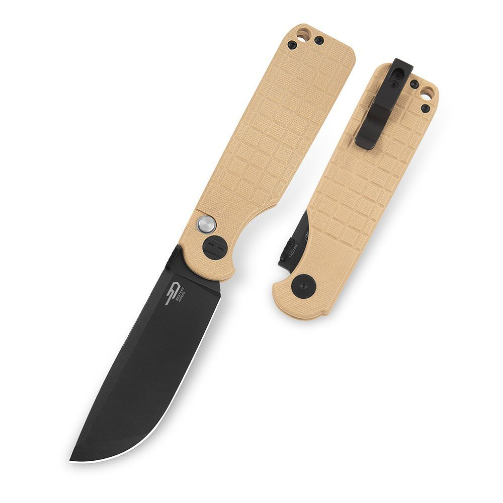 Нож складной Bestech Glok сталь 14C28N, рукоять G10 хаки