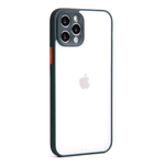 Чехол для iPhone 12 Pro, прозрачный, матовый, 0,5 мм, 012507 Черный