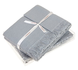 Полотенце 30х50 Luxberry Macaroni серое Португалия