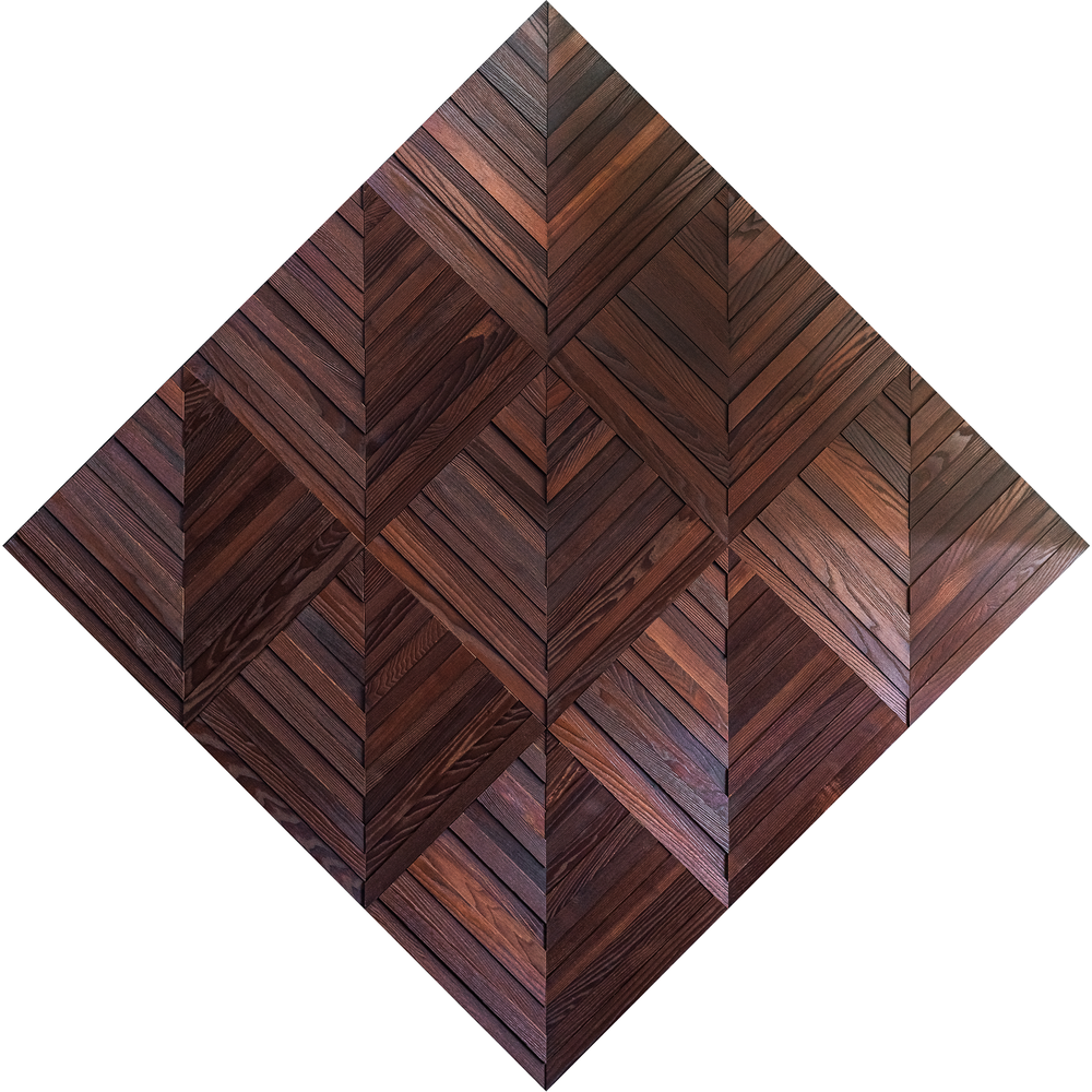 Деревянная мозаика для стен Wood Mosaic Колос
