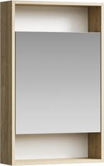 Сити Шкаф-зеркало 50 см, цвет дуб балтийский, SIT0405DB