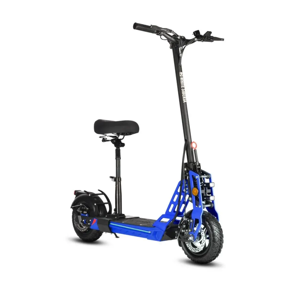 Электросамокат WHITE SIBERIA TAIGA 1000W с сиденьем