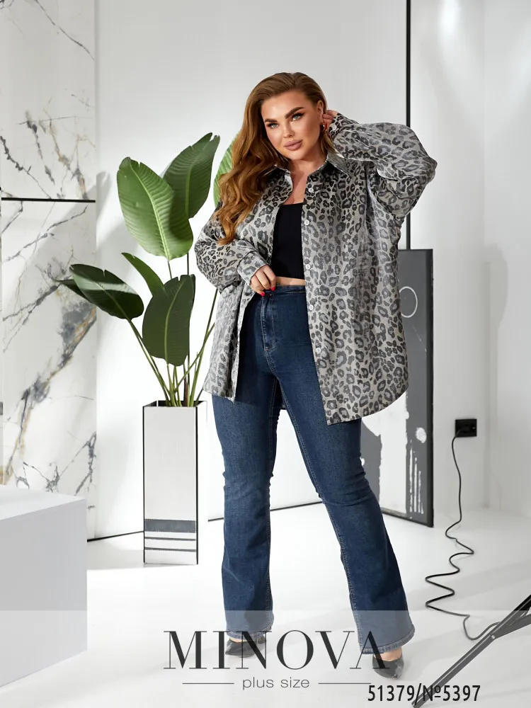 Рубашка 5397-серый Minova