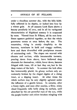 Annals of St. Fillans | Alexander Porteous