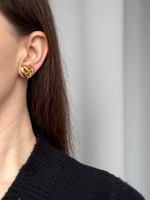 Клипсы Сердечки Nina Ricci