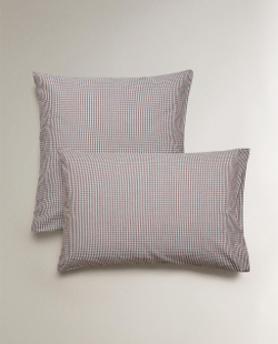 Наволочка Zara Home, хлопок 50%, тенсель 50%, в клетку, 2634/091 · арт. 2634/091