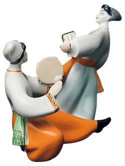 Фарфоровая статуэтка  "Гопак" Полонский ЗХК