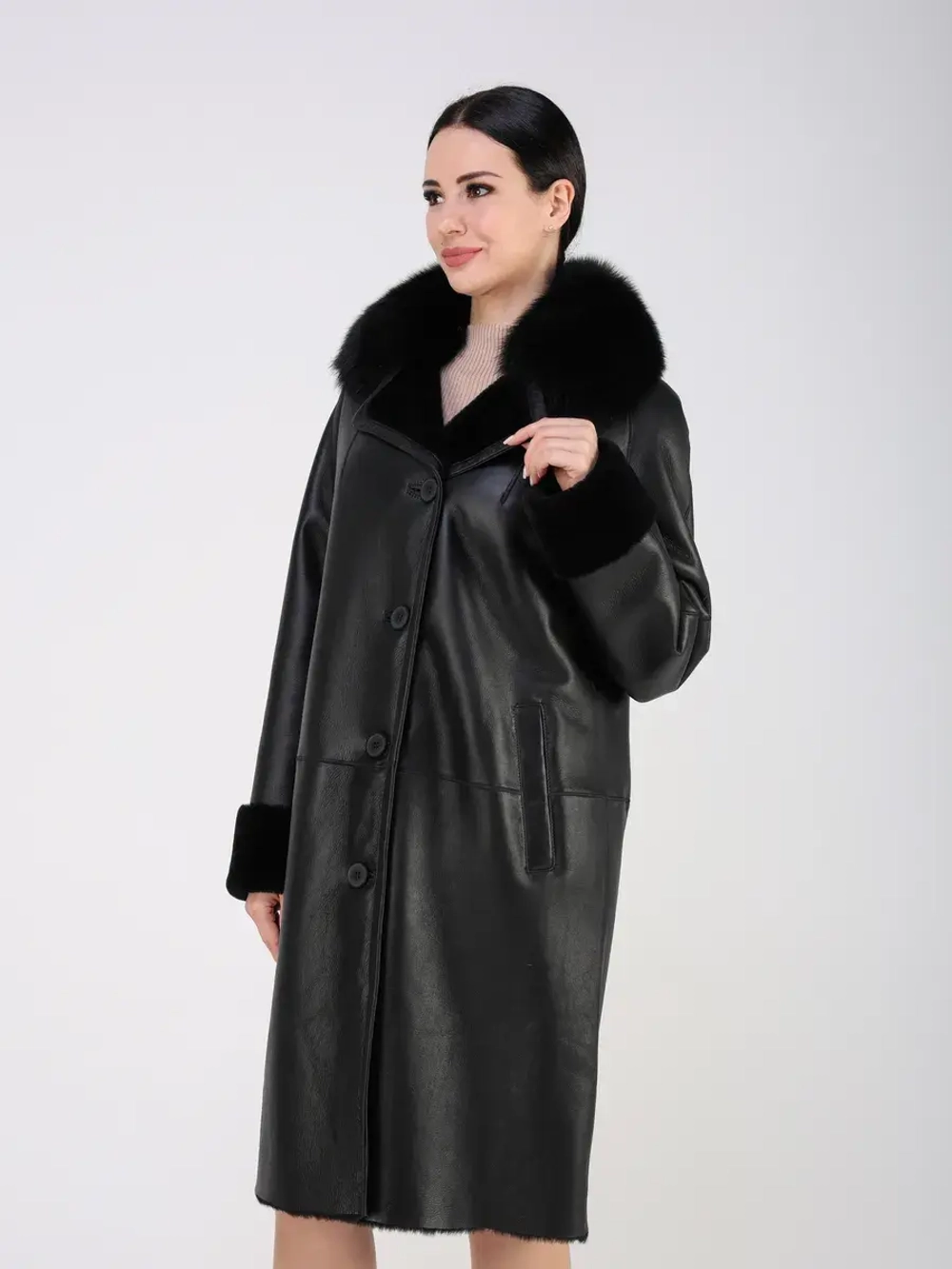 Дубленка зимняя натуральная Турция