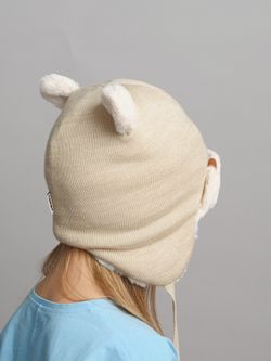 Шапка зимняя вязаная (Жемчуг) ТЕДДИ