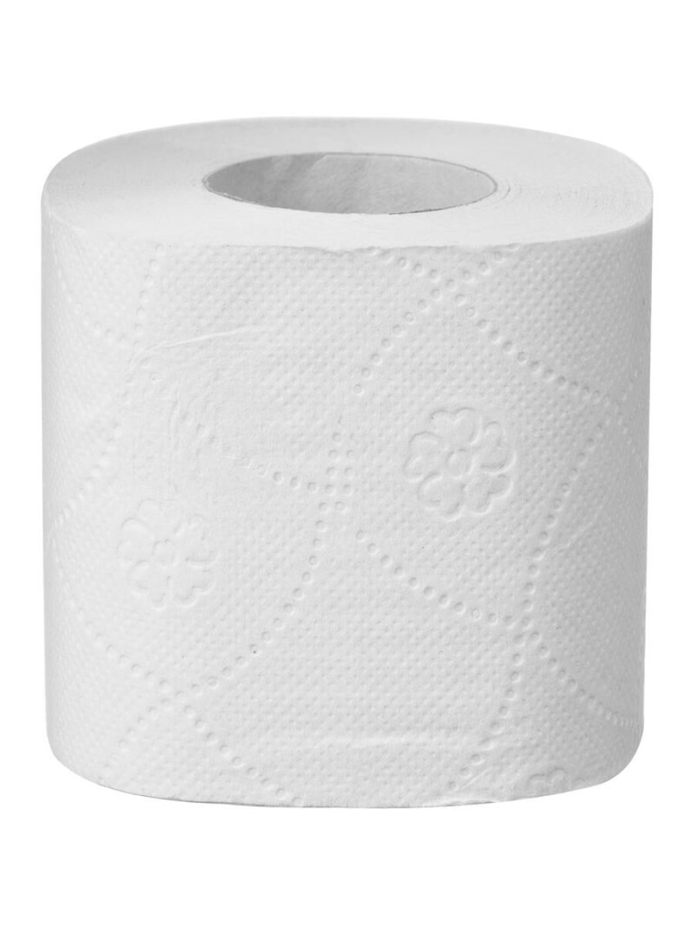 Бумага туалетная Luscan "Standart" 2-слойная, 12шт., тиснение, белая
