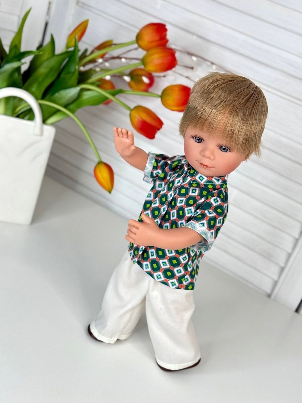 Кукла D Nenes виниловая 34см Mario (022273)