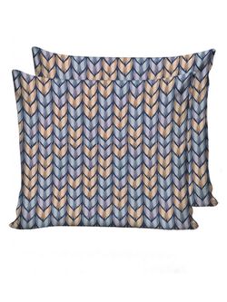 Наволочка комплект 2шт Сказка "Крупное вязание" 70х70 см, перкаль