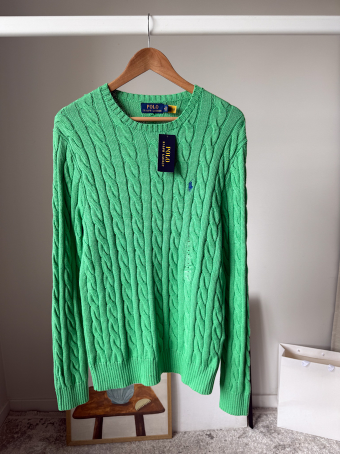 Новое хлопковый джемпер Polo Ralph Lauren, М