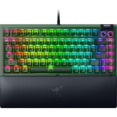 Клавиатура Razer BlackWidow V4 75% (Orange Switch), Phantom Green Edition - US Layout