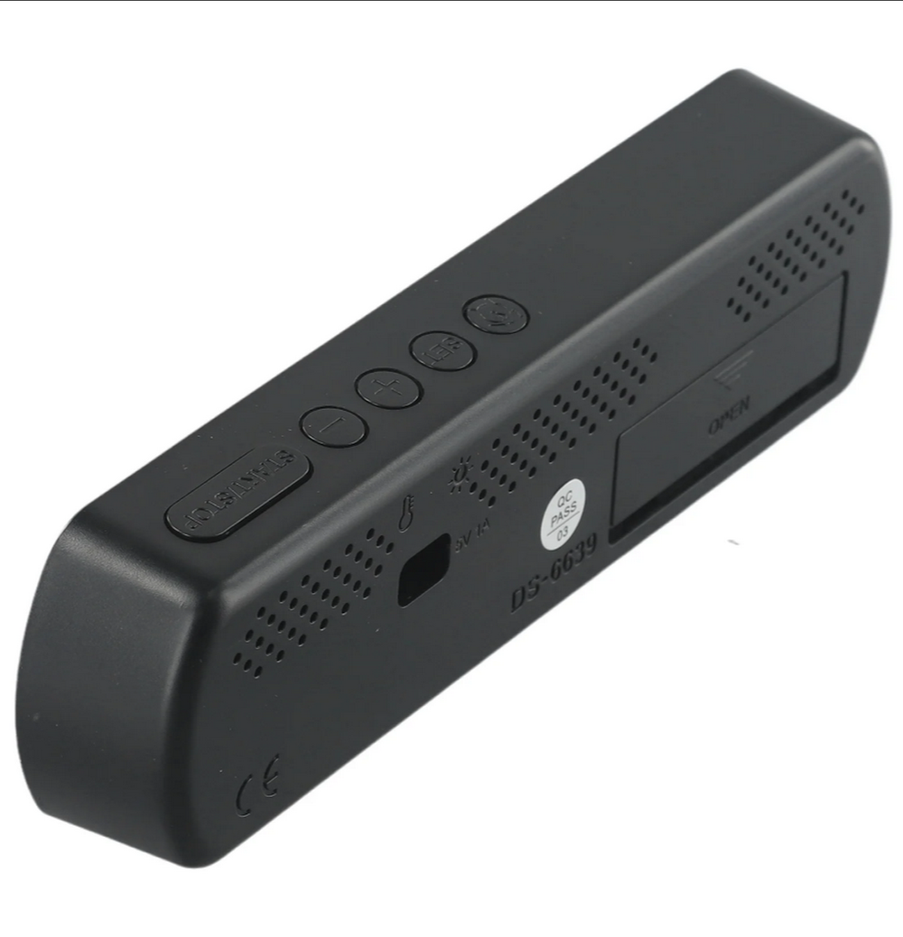 Часы настольные LED MIRROR NO.: 6639 Green&RGB