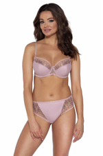 Бюстгальтер на косточках с вышивкой люрексом (Размер: 75C) (Цвет: черный)