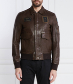 Кожаная куртка PILOT Aeronautica Militare - коричневый(PN895PL145)