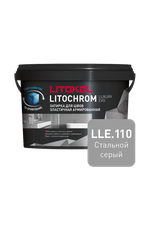 LITOKOL Затирка ЛИТОХРОМ ЛАКШЕРИ ЭВО/LITOCHROM LUXURY EVO 110 стальной серый 2 кг