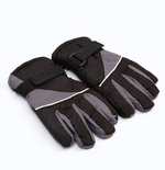 Перчатки зимние MINAKU, серый/чёрный, р-р 16 (18 см) 7000379 (MINAKU), 1 шт.