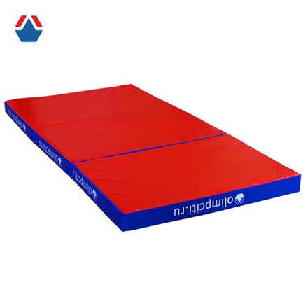 Мат гимнастический складной 2000x1000x100mm 3х (вин.кожа) АС