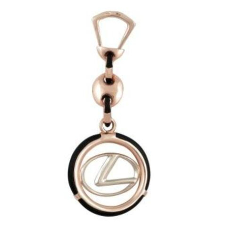 Брелок из золота с каучуком