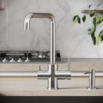 Смеситель для кухни Sancos Vela с краном для фильтра, брашированный никель, SC4013BN