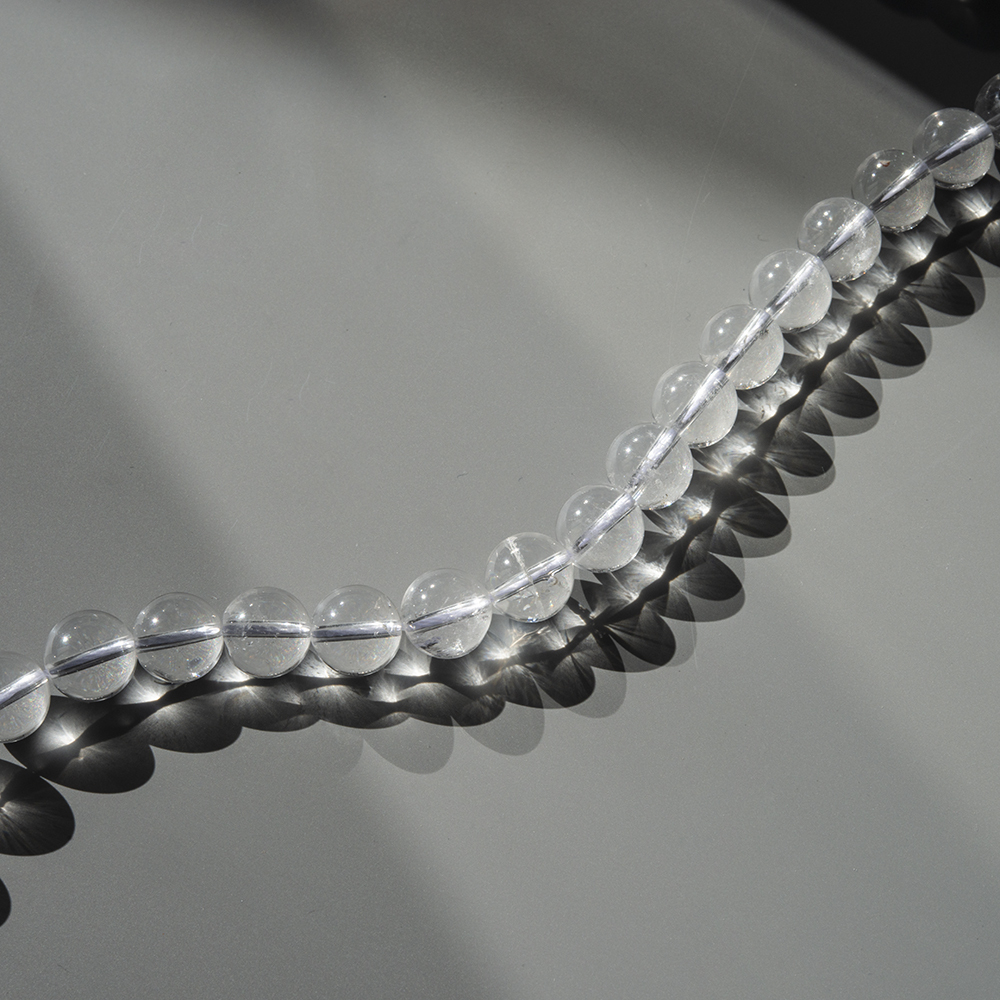 Горный хрусталь "Хлопковый" натуральный, шар 12,3мм