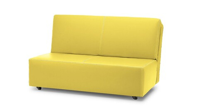 Диван Лорт Galaxy Yellow 157*100*86 см, Желтый Экокожа Аккордеон Фиеста
