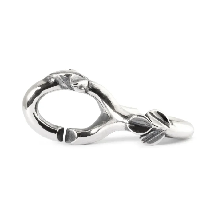 Листья, двойное серебряное звено