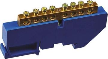 Шина нул. на изоляции Navigator 6*9 8отв.