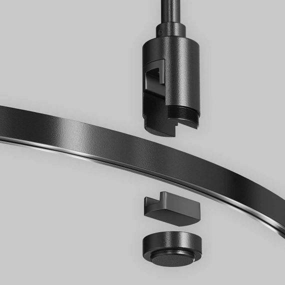 Шинопровод круглый из полукругов 1200мм Maytoni Technical FLARITY Busbar trunkings Flarity TRX154-2SR-D1200-B