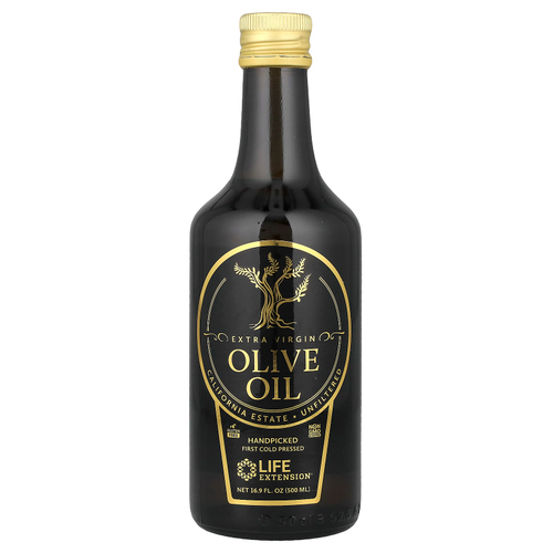 Life Extension, Оливковое масло холодного отжима, 500 мл (16,9 жидк. унц.)