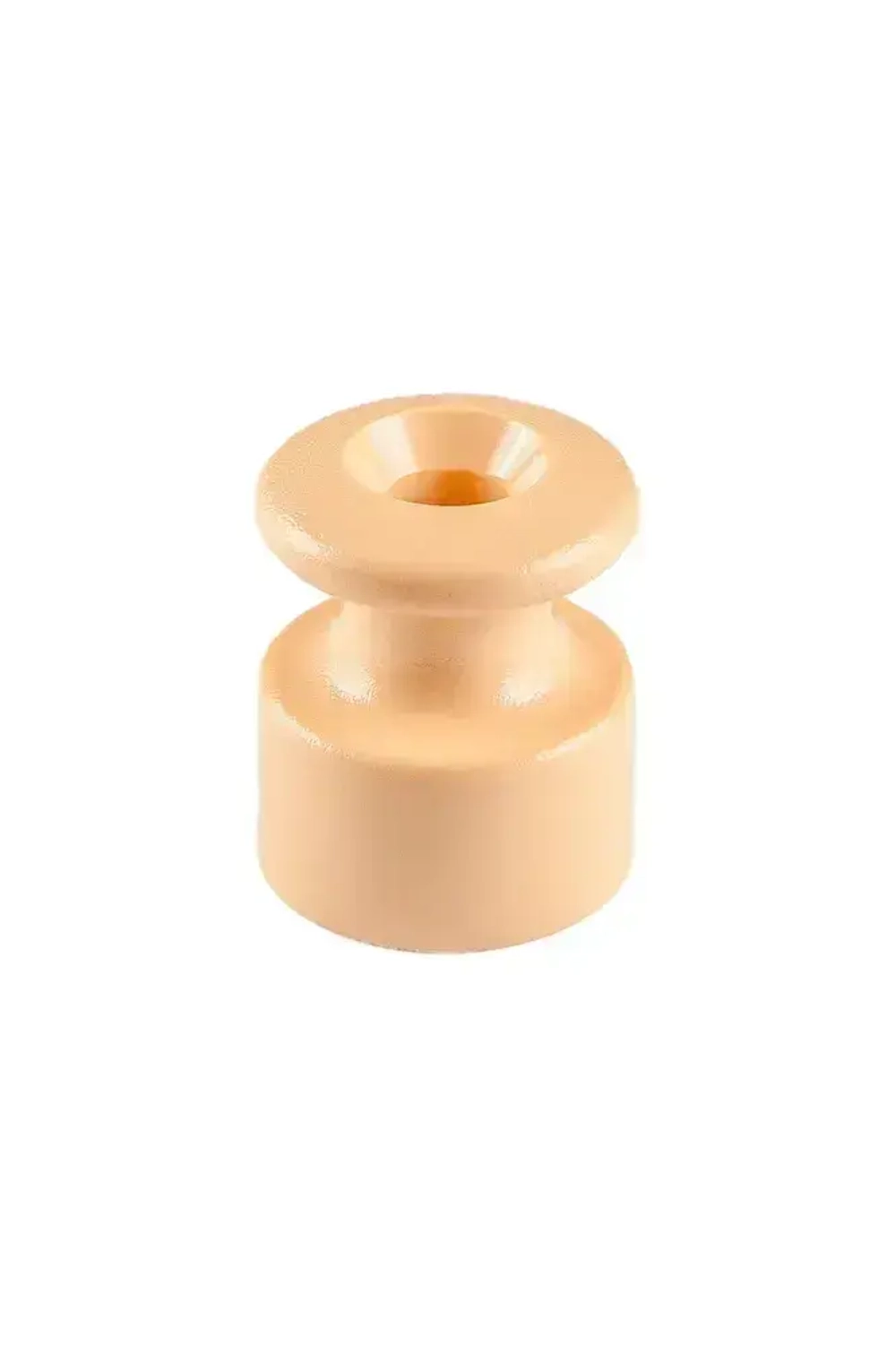 Изолятор T-RETRO для монтажа витого провода, цвет песочное золото (классическая серия), 100 штук