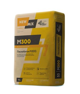 Смесь пескобетон М-300 25 кг New Mix для бетонирования полов
