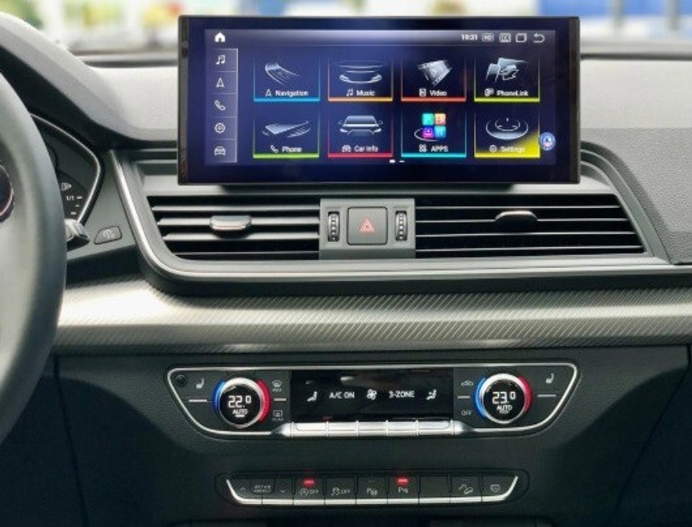 Магнитола Audi Q5 2017-2020 - Parafar PF1315Fa128/128 монитор 10.25" на Android 12, 8Гб+128Гб, CarPlay, 4G SIM-слот