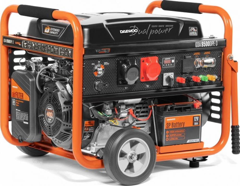 Генератор бензиновый DAEWOO GDA 9500 DPE-3 GDA 9500DPE-3