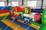 Коммерческий надувной батут "Алфавит" 4*4*2 м