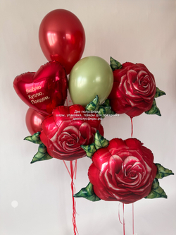 Набор с красными розами
