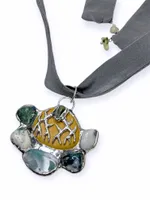 Подвеска Reglow Lab SlkD-Pnd-7Silk Dark Шелковая лента