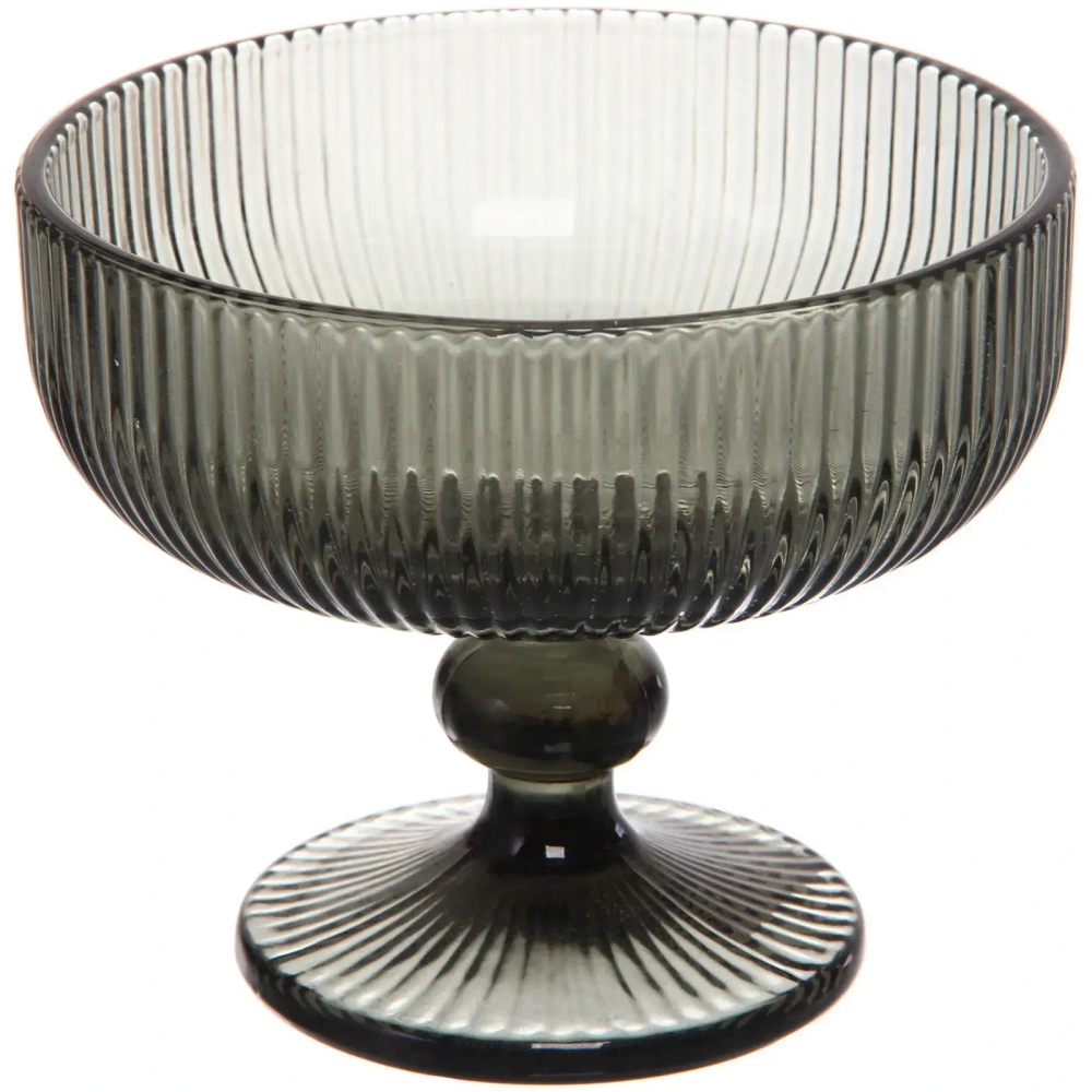 Креманка стеклянная 300мл «Глория» зеленая