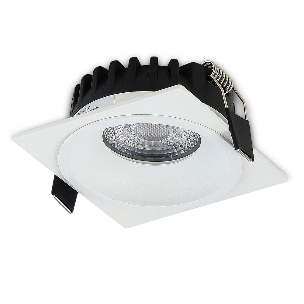 Светильник встраиваемый CRATER,  10W,  896Lm,  3000K,  D82хH40мм,  IP44,   белый