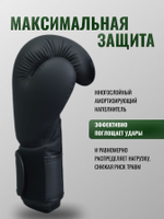 Перчатки боксерские Punch Elite черные 10-14 унций