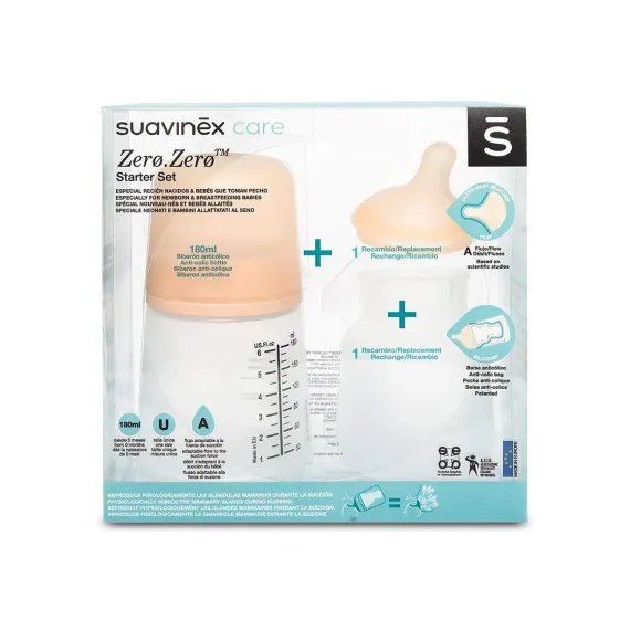Набор для кормления Suavinex 180 мл 2 шт.