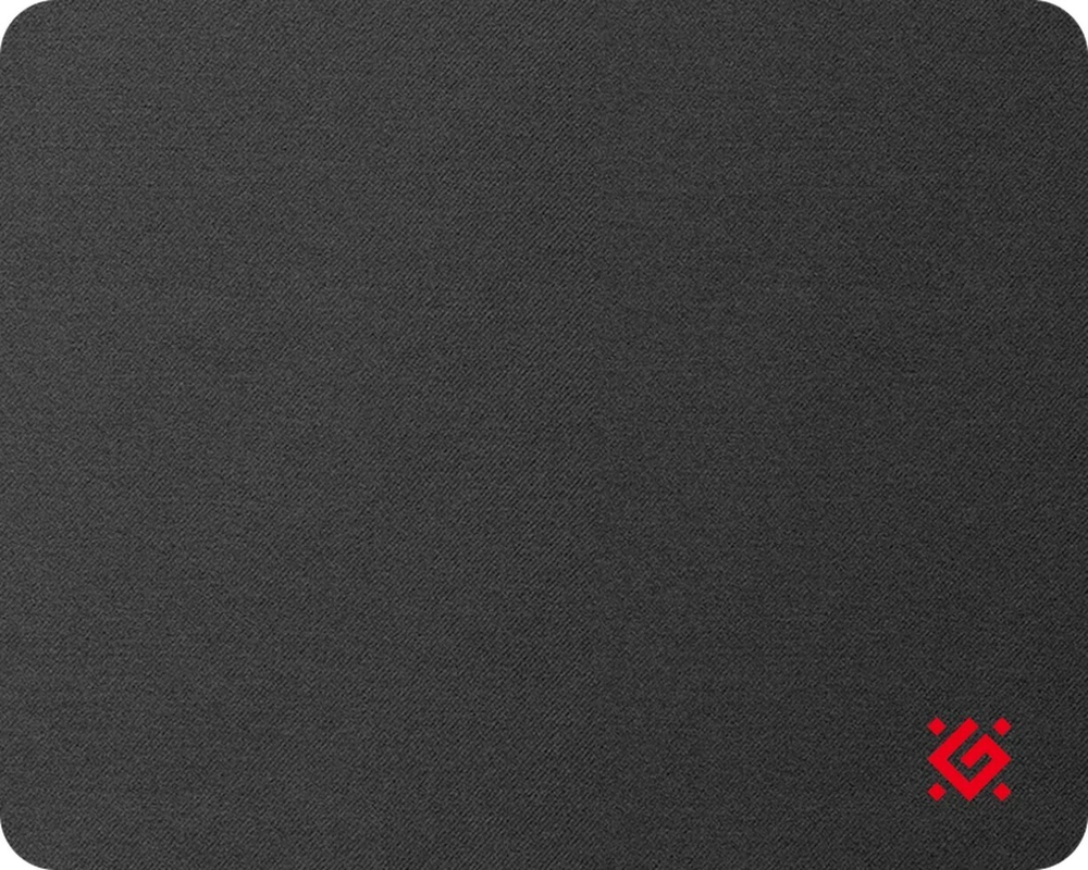 Коврик Defender Игровой чёрный 250 x 200 x 3 мм ткань + резина