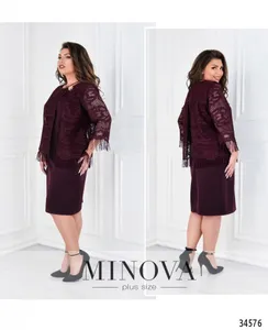 Платье 375-бордо Minova