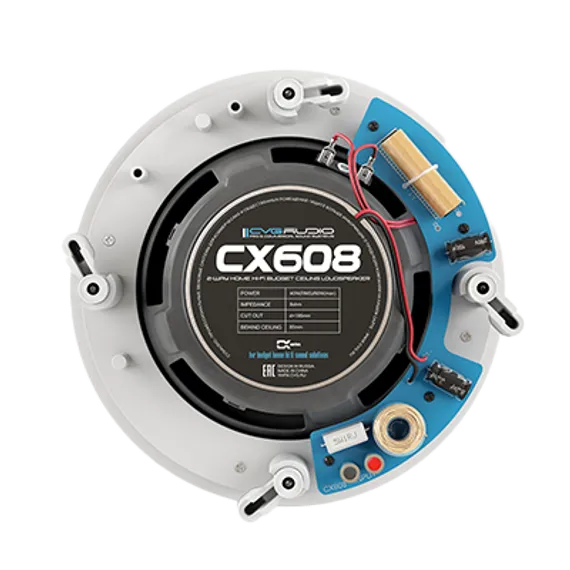 CVGAUDIO CX608 потолочный динамик, мощность 40W RMS / 80W