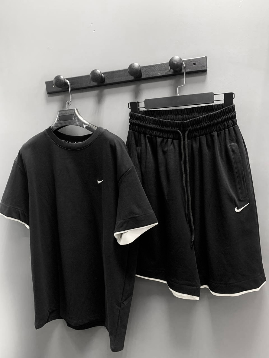 Костюм фут.-шорты Nike #W3471 (чёрн.)